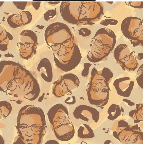 Betabrand Ruth Bader Ginsburg RBG Leopard Shirt Medium - Picture 2 of 5